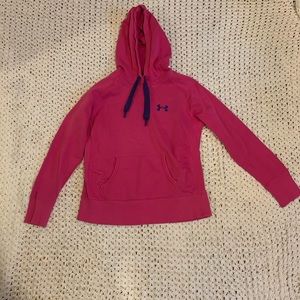Under Armour UA Storm pink hoodie. Size medium.
